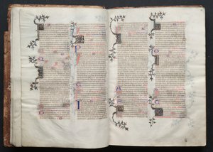O Missal Gotha: Fol. 13r, Texto , c. 1375.
