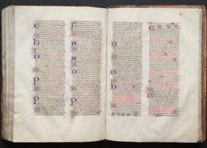 O Missal Gotha: Fol. 141v, Texto, c. 1375. de Master of the Boqueteaux
