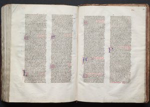 O Missal Gotha: Fol. 146r, Texto, c. 1375. de Master of the Boqueteaux