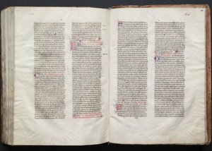 O Missal de Gotha: Fol. 150r, Texto, c. 1375.