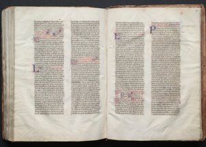 O Missal Gotha: Fol. 150v, Texto, c. 1375. de Master of the Boqueteaux