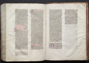 O Missal de Gotha: Fol. 157r, Texto, c. 1375. de Master of the Boqueteaux