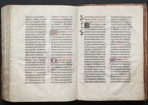 O Missal de Gotha: Fol. 160r, Texto, c. 1375. de Master of the Boqueteaux