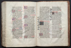 O Missal de Gotha: Fol. 161r, Texto, c. 1375. de Master of the Boqueteaux