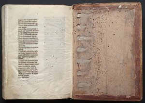 O Missal Gotha: Fol. 164v, Texto, c. 1375. de Master of the Boqueteaux