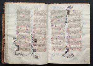 O Missal Gotha: Fol. 17r, Texto, c. 1375. de Master of the Boqueteaux