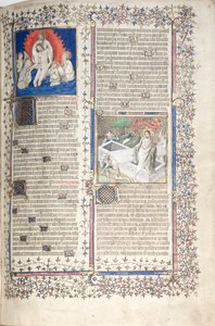 O Missal Gotha: Fol. 1r, Trindade e Ressurreição , c. 1375.