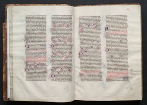 O Missal Gotha: Fol. 23v, Texto, c. 1375. de Master of the Boqueteaux