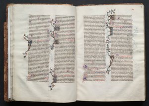 O Missal Gotha: Fol. 27r, Texto, c. 1375. de Master of the Boqueteaux