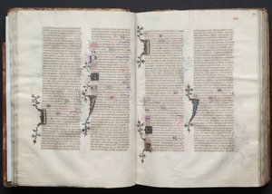 O Missal Gotha: Fol. 34r, Texto, c. 1375. de Master of the Boqueteaux
