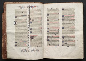 O Missal Gotha: Fol. 3r, Texto , c. 1375. de Master of the Boqueteaux