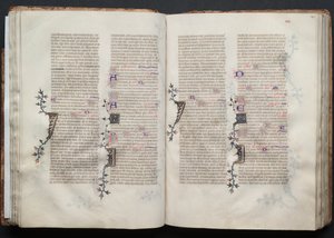O Missal de Gotha: Fol. 42r, Texto, c. 1375. de Master of the Boqueteaux