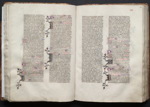 O Missal Gotha: Fol. 46r, Texto, c. 1375. de Master of the Boqueteaux