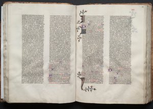 O Missal Gotha: Fol. 47v, Texto, c. 1375. de Master of the Boqueteaux
