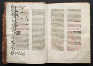 O Missal Gotha: Fol. 4r, Texto , c. 1375. de Master of the Boqueteaux