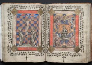 O Missal de Gotha: Fol. 63v, Crucificação, c. 1375.