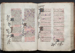 O Missal Gotha: Fol. 67r, Texto, c. 1375. de Master of the Boqueteaux