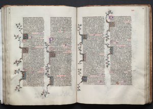 O Missal Gotha: Fol. 88r, Texto, c. 1375. de Master of the Boqueteaux