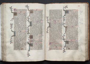 O Missal Gotha: Fol. 88v, Texto, c. 1375. de Master of the Boqueteaux
