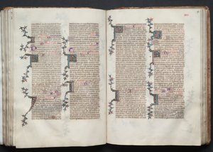 O Missal de Gotha: Fol. 90r, Texto, c. 1375. de Master of the Boqueteaux