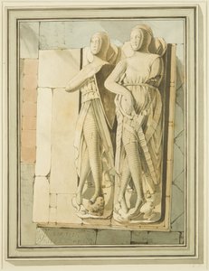 Efígies de dois cavaleiros, 