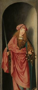 Santa Valeriana, ala esquerda de um tríptico de Master of the Brunswick Diptych (attributed to)