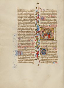 Inicial G: All Saints de Master of the Brussels Initials