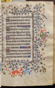 Horas de Carlos o Nobre, rei de Navarra (1361-1425): fol. 112r, Texto de Master of the Brussels Initials and Associates