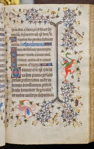 Horas de Carlos o Nobre, rei de Navarra (1361-1425): fol. 172r, Texto de Master of the Brussels Initials and Associates