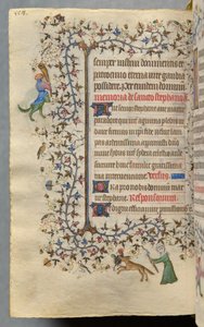 Horas de Carlos o Nobre, rei de Navarra (1361-1425): fol. 273v, Texto de Master of the Brussels Initials and Associates