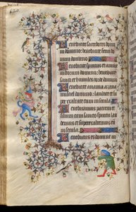 Horas de Carlos o Nobre, rei de Navarra (1361-1425): fol. 60v, Texto de Master of the Brussels Initials and Associates
