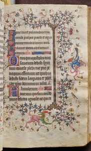 Horas de Carlos o Nobre, rei de Navarra (1361-1425): fol. 73r, Texto de Master of the Brussels Initials and Associates