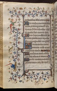 Horas de Carlos o Nobre, rei de Navarra (1361-1425): fol. 75v, Texto de Master of the Brussels Initials and Associates