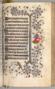 Horas de Carlos Nobre, rei de Navarra 1361-1425: fol. 183r, Texto, c. 1405