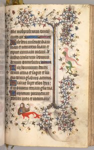 Horas de Carlos Nobre, rei de Navarra 1361-1425: fol. 193r, Texto, c. 1405