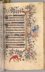Horas de Carlos Nobre, rei de Navarra 1361-1425: fol. 231r, Texto, c. 1405 de Master of the Brussels Initials and Associates
