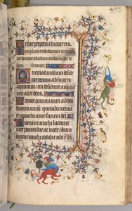 Horas de Carlos Nobre, rei de Navarra 1361-1425: fol. 233r, Texto, c. 1405 de Master of the Brussels Initials and Associates