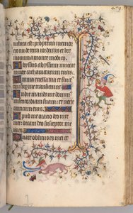 Horas de Carlos Nobre, rei de Navarra 1361-1425: fol. 234r, Texto, c. 1405 de Master of the Brussels Initials and Associates