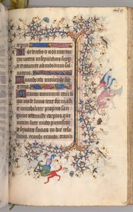 Horas de Carlos Nobre, rei de Navarra 1361-1425: fol. 239r, Texto, c. 1405 de Master of the Brussels Initials and Associates