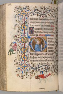 Horas de Carlos Nobre, rei de Navarra 1361-1425, fol. 274v, São Clemente, c. 1405