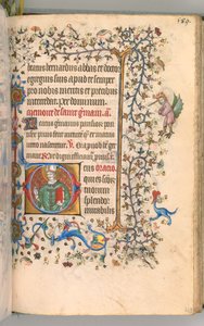 Horas de Carlos Nobre, rei de Navarra 1361-1425, fol. 289r, St. Germain, c. 1405 de Master of the Brussels Initials and Associates