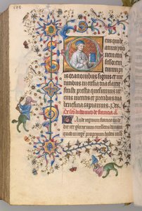 Horas de Carlos Nobre, rei de Navarra 1361-1425, fol. 293v, St. Yoon, c. 1405