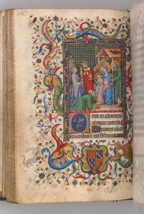 Horas de Carlos Nobre, rei de Navarra 1361-1425: fol. 78v, Adoração dos Magos Sext, c.