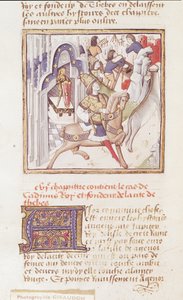 Ms 622 fol.9v Cadmus, fundador de Tebas, de &39;Des Hommes Illustres&39;, c.1460 de Master of the Champion des Dames
