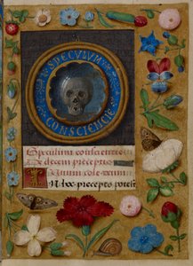 Abertura da ilustração Speculum Conscientie (Espelho da Consciência) das 