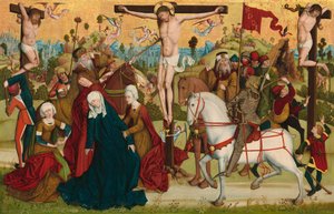 Calvário, c. 14701480. de Master of the Death of Saint