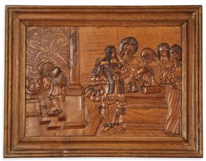 Eger intarsia panel, meados do século XVII de Master of the Decorated Background