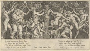 Speculum Romanae Magnificentiae: Sacrifício a Priapus, século XVI, século XVI. de Master of the Die