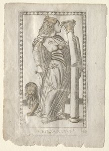 Forteza (do Tarocchi, série B: Princípios e Virtudes Cósmicos, #36) de Master of the E Series Tarocchi