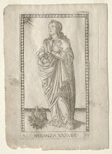 Esperança (do Tarocchi, série B: Princípios e Virtudes Cósmicos, #39) de Master of the E Series Tarocchi